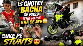 Choor Pakada ?? 🤬 || Itne sarey paise 👀 || Duke Pe stunts Krke Tyre faad diya 😍