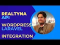 Hire an Expert for Realtyna API Integration in WordPress Laravel