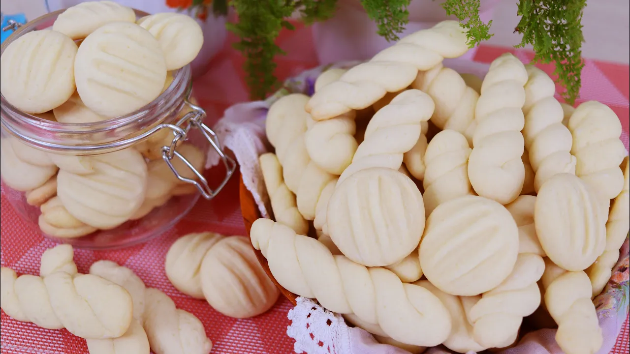 BiscoitoAmanteigado #CulináriaPrática Olá olha que delícia de Biscoito Amanteigada com meu toque esp. 