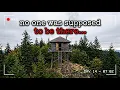 Park Ranger Pulls a Trail Camera Card Then Finds Someone Has Been Living in the Lookout