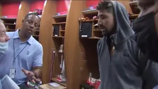 Nick Castellanos interview gets HEATED after he gets asked a stupid question
