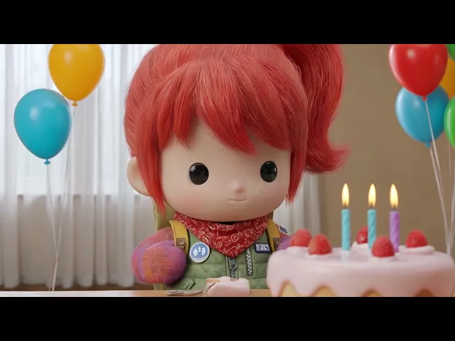 💖🎶 Cute & Sweet Happy Birthday Song 🎂🎉 with Wonder Kurry