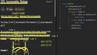 Leetcode 205 Isomorphic Strings s t t s Rules Won t Messed