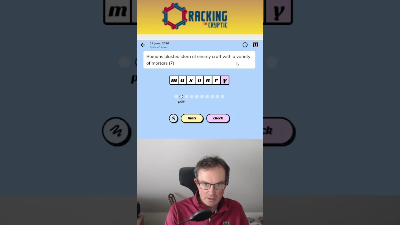 MinuteCryptic in a Minute - 14 June 2026 - PHEW!