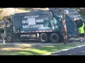 The Town of Brookhaven Bianculli Sanitation CCC Heil Garbage Truck B7 Picking Up the Recycling