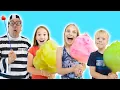 Amelia \u0026 Avelina cotton candy pretend play fun