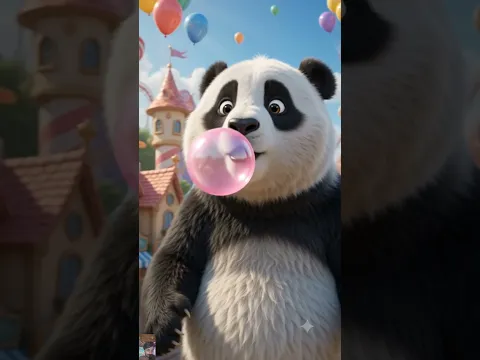Big Panda fun with children #cute #baby #shorts