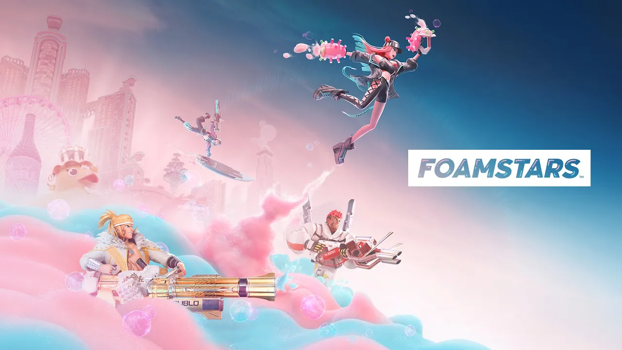 PS5 | PS4《Foamstars》4K發表預告 | 粉紅泡泡大亂鬥