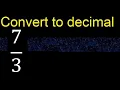 Convert to decimal How To Convert Fractions to Decimals