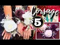 WRIST CORSAGE DIY HOW TO MAKE A PROM OR WEDDING WRIST CORSAGE FOR 5