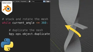 Beginner Blender Python Tutorial for loop practice