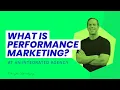 What is Performance Marketing in an Ad Agency