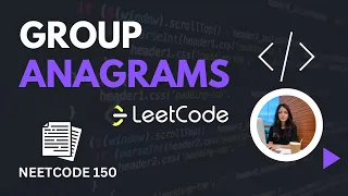 NeetCode150 - GROUP ANAGRAMS Arrays Hashing LEETCODE Medium Level Question DSA in Python