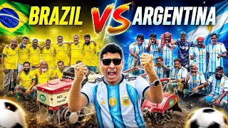 কৃষকের ফুটবল বিশ্বকাপ ২০২৬ || আর্জেন্টিনা VS ব্রাজিল || মোজাহের ভাই