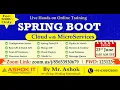 Spring Boot Microservices Session-01 Ashok IT