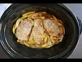 Slow Cooker Pork Chops and Apples Recipe from Crockpots and Flip Flops