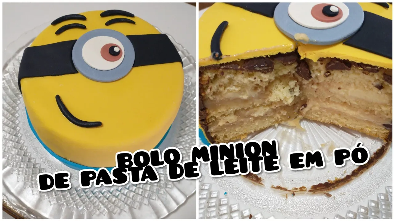Cobrindo bolo com a pasta de leite em pó (iniciante)