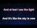 Karaoke♬ I See the Light - Mandy Moore, Zachary Levi 【No Guide Melody】 Instrumental