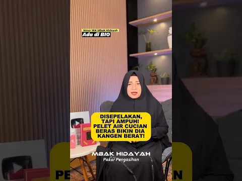 Media pelet air cucian beras bisa jadi pengikat rindu yang halus tapi kuat #doa #amalan #pengasihan