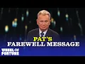 Pat s Farewell Message S41 Wheel of Fortune