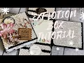 How to make explosion cardboard base Quick and easy Tutorial Explosion box part 1