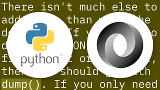 What is the difference between json dump and json dumps in python