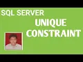 UNIQUE CONSTRAINT
