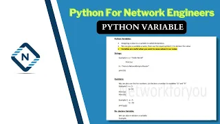 Python for Network Engineer Python Variable 2