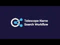 Telescope Name Search Workflow