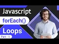 Javascript forEach Loop Tutorial in Hindi forEach loop in javascript