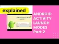 Android Framework-Android Activity Launch modes Part-2
