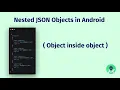 JSON in Android Object inside the Object 2021