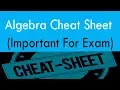 Algebra Cheat Sheet OFW