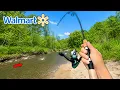 100 Walmart Creek Fishing Challenge Surprise Catch