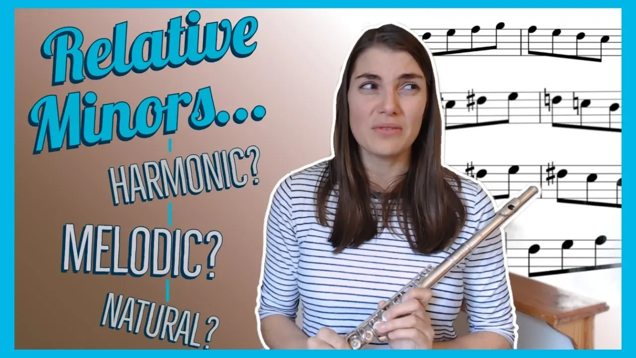How to play MINOR scales (natural, harmonic and melodic)