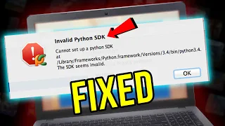 How to Fix Invalid Python SDK in PyCharm Cannot Setup Python SDK ERROR Solved Updated 2025