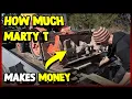 How Much Marty T Makes Money On YouTube 2023