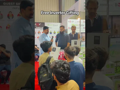 Free Green Energy Solar Inverter Gifting At Expo Center Karachi