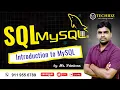 Introduction to MySQL SQL MySQL Tutorial Title TechidZ by Srinivas