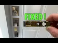 WEISER KWIKSET HANDLE WON T OPEN LATCH WON T RETRACT ENOUGH - SOLVED
