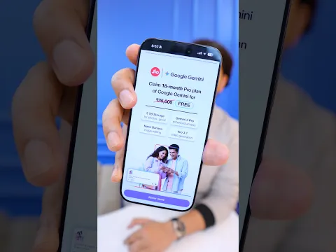 Jio Gemini Pro Free Offer #jio #gemini #jiooffer #google