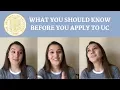 Tips for the UC Application from a Transfer Student