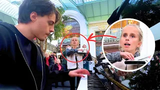 Blind Girl SHOCKS Everyone in a Train Station (She’s Only 9…)