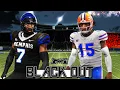 BLACK OUT The Florida Gators Memphis Dynasty NCAA 14 CFB Revamped Gameplay Memphis vs Florida