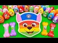 Download Lagu Making Rainbow Chase Paw Patrol Slime Bathtub by mixing Eggs Numberblocks CLAY | Satisfying ASMR