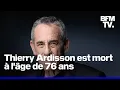 Download Lagu L'animateur de télévision Thierry Ardisson est mort à l'âge de 76 ans des suites d'un cancer du foie