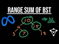 Range Sum of BST - LeetCode 938