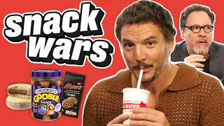 Download Pedro Pascal \u0026 Jon Favreau Compare American and Chilean Snacks | Snack Wars | @LADbible MP3