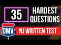 NJ DMV Written Test 2026 35 Hardest Questions