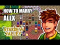 How to Marry Alex in just 54 days - Stardew Valley